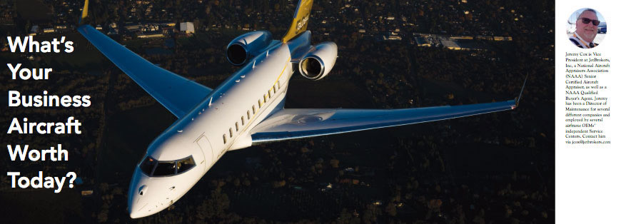 What’s Your Business Aircraft Worth Today? article in AvBuyer